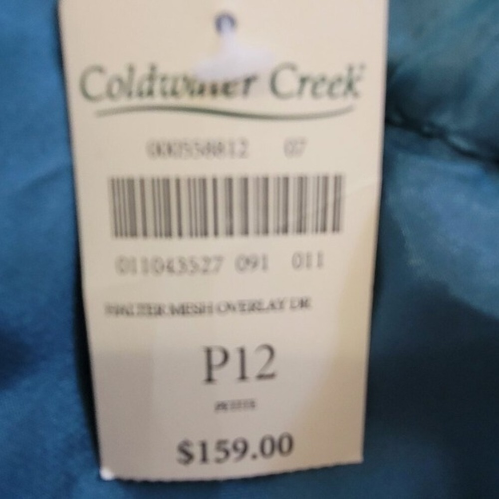 Coldwater Creek Women 12P Halter Cocktail Dress Whimsgoth Y2K‎ Formal Vintage - Picture 9 of 11